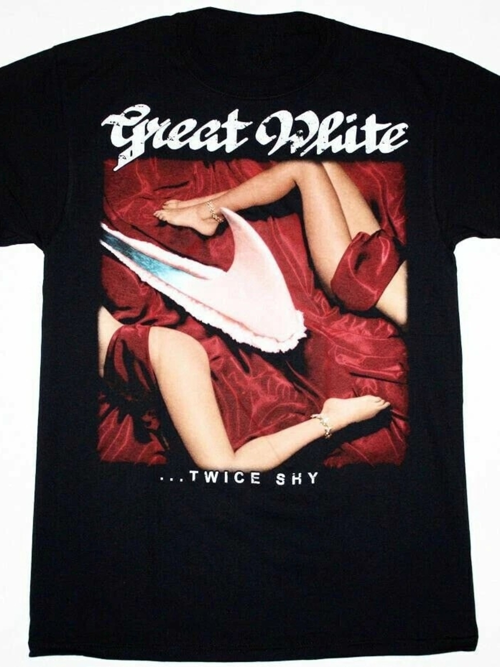 Great White Twice Shy Vintage Shirt